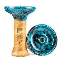 Чаша глиняная Облако Phunnel M Glaze (Голубо-черный мрамор)