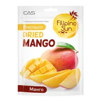 Снеки Filipino Sun 80гр Плоды манго сушеные