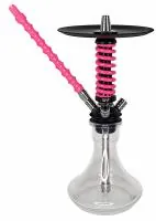 Кальян Mamay Customs Coilovers Micro Черный/Розовый Флюр (Шахта,мундштук)