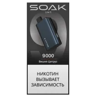 Одноразовая электронная сигарета Soak 9000 (Dark Blue) - Cherry Citrus M