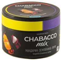 Кальянная смесь Chabacco Mix Line 40г Мандарин Земляника Личи M
