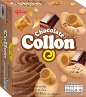 Рулетики бисквитные Glico Collon Chocolate 41гр