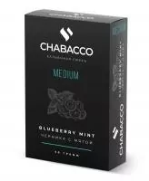 Кальянная смесь Chabacco Medium 50г Blueberry Mint M !