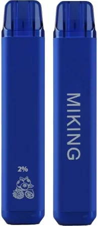 Одноразовая электронная сигарета Miking Mega 1500 Черника ежевика 2%
