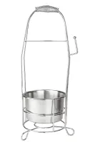 Корзина для угля переносная (15,5 Silver)