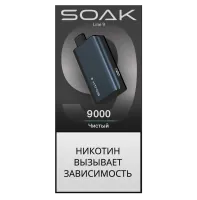 Одноразовая электронная сигарета Soak 9000 (Dark Blue) - Clear M