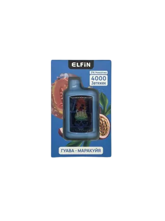 Одноразовая электронная сигарета Elfin Extra 4000 Гуава-маракуйя М