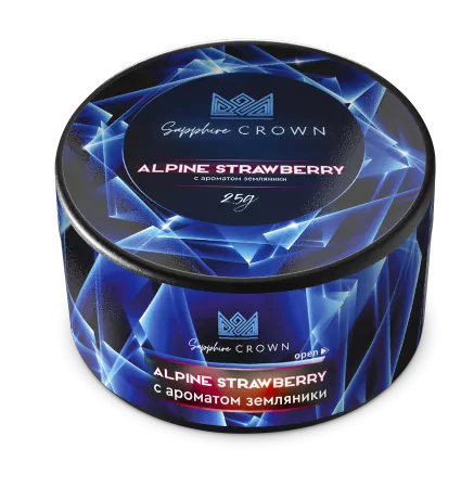 Табак Sapphire Crown 25гр Alpine Strawberry М