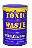 Леденцы Toxic Waste Фиолетовая бочка 42гр
