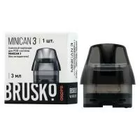 Картридж Vanza для Brusko Minican 0,8 Ом 3,0 Мл (Черный)