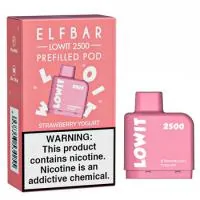 Картридж ELFBAR Lowit 2500 Клубничный йогурт M