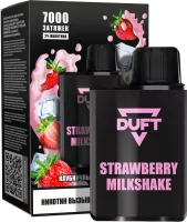 Одноразовая электронная сигарета Duft 7000 Strawberry Milkshake M