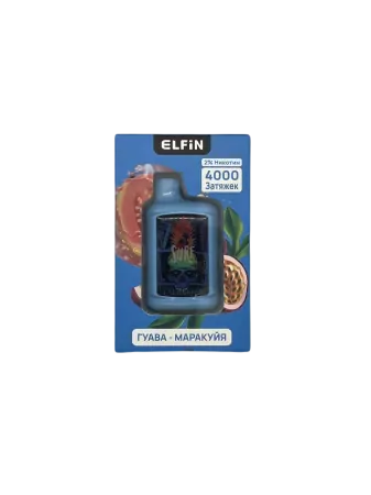 Одноразовая электронная сигарета Elfin Extra 4000 Гуава-маракуйя
