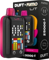 Одноразовая электронная сигарета Duft x Fummo 25000 Питахайя Малина M