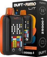 Одноразовая электронная сигарета Duft x Fummo 25000 Персик Апельсин M