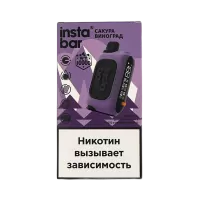 Одноразовая электронная сигарета Instabar WT 10000 M - Сакура Виноград M