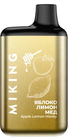 Одноразовая электронная сигарета Miking 4000 - Яблоко Лимон Мёд M
