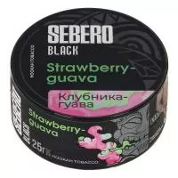 Табак Sebero Black 25г Strawberry-Guava M