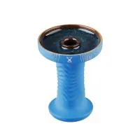 Чаша глиняная Alpha Hookah Wave Phunnel Blue Cenote
