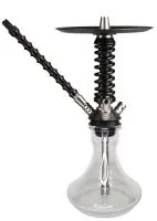 Кальян Mamay Customs Coilovers Micro Черный/Хром (Шахта,мундштук)