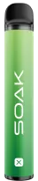 Одноразовая электронная сигарета Soak X 2200 - Aloe Vera M