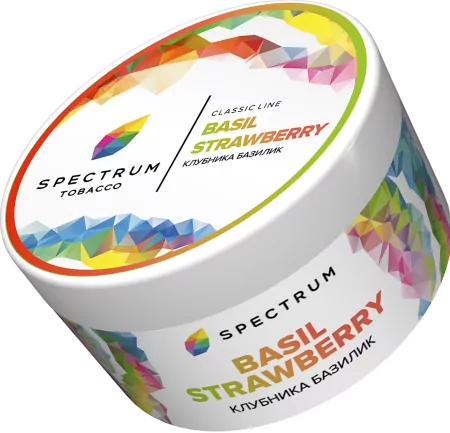 Табак Spectrum 200г Basil Strawberry M