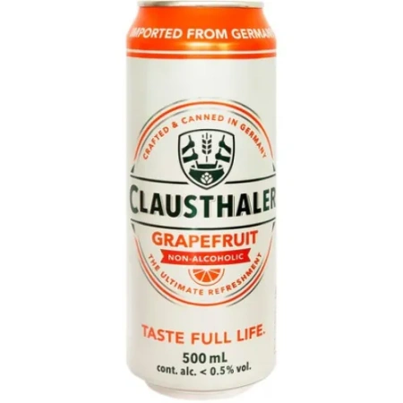Пиво Б/А Clausthaler 500мл Grapefruit