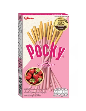 Бисквитные палочки Pocky 45г Strawberry