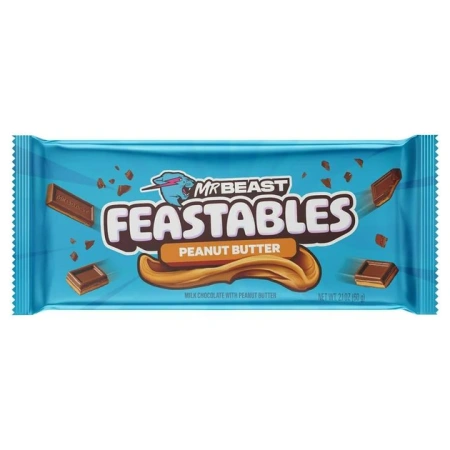 Шоколад Feastables by Mr.Beast 60г Peanut Butter