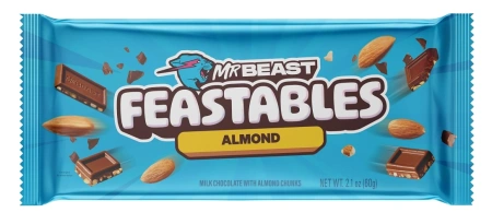 Шоколад Feastables by Mr.Beast 60г Almond