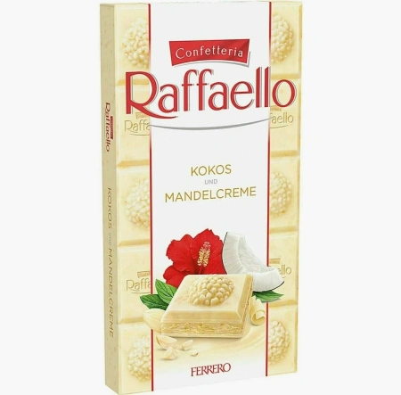 Шоколад Ferrero Raffaello 90г Кокос и Миндаль