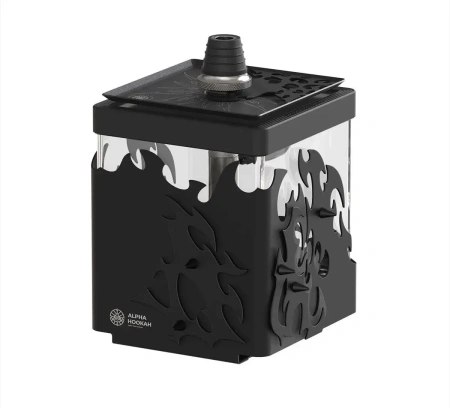 Кальян Alpha Hookah Smart Exzo Tribal Black (Полный комплект)