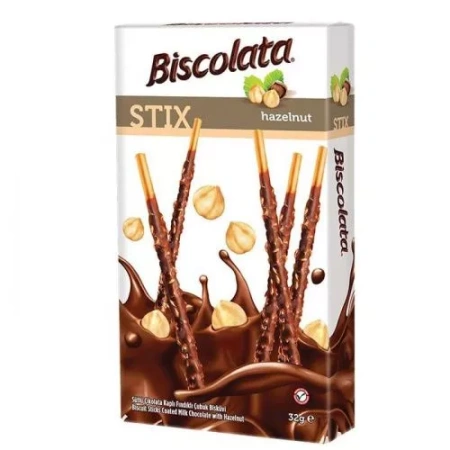 Бисквитные палочки Solen Biscolata Stix 32г Hazelnut